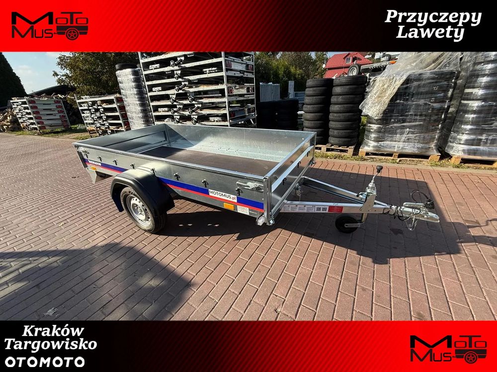 Niewiadów Przyczepa Niewiadów N426U 260x138x35cm 1 oś 750kg burty boczne 2mm Kraków MOTOMUS