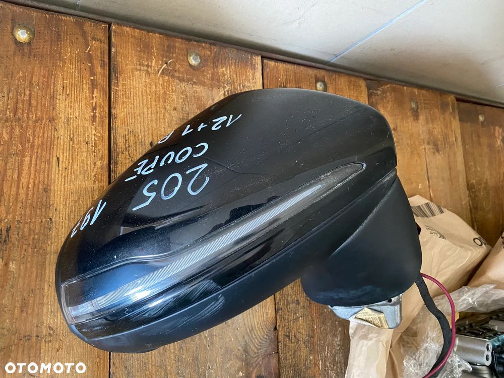MERCEDES 205 coupe lusterko prawe 12 lewe 14 pin kolor 197 anglik - 4
