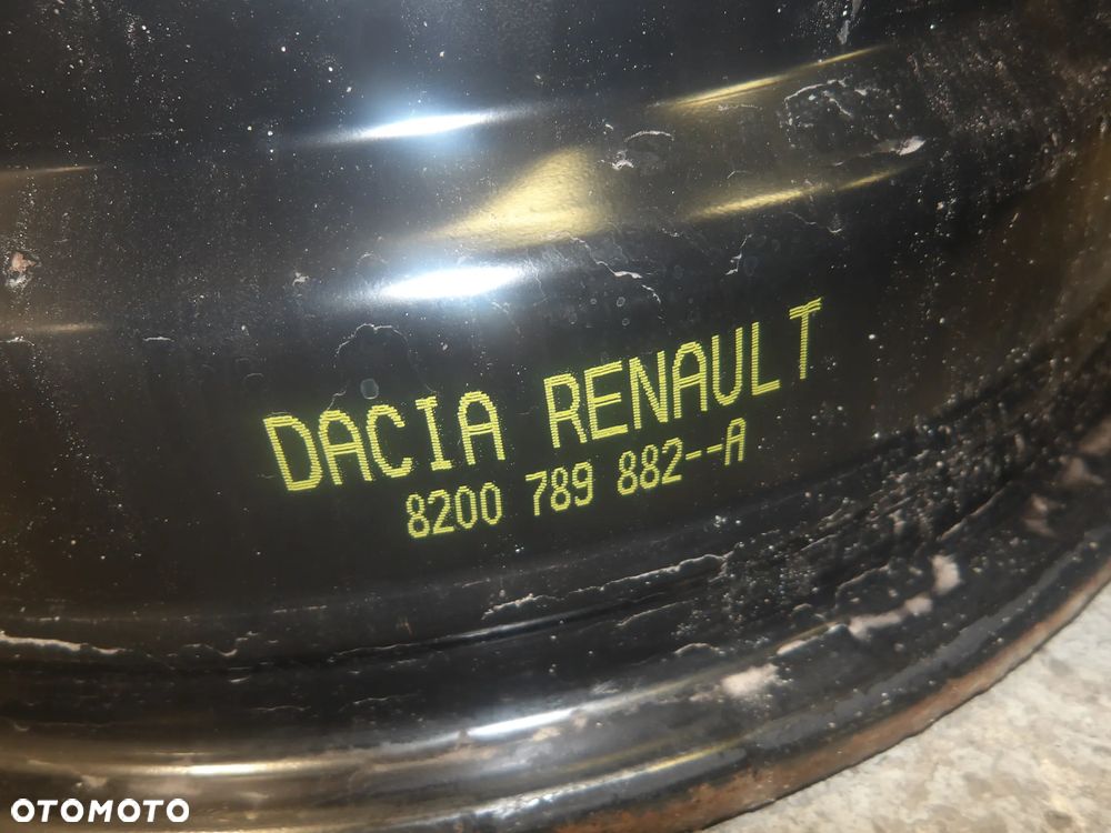 DACIA SANDERO I 08-12 FELGI STALOWE STALÓWKI ET43 4X100 R15 - 24