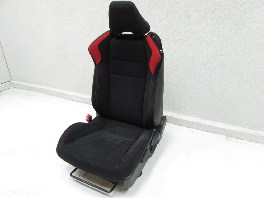 SUBARU BRZ TOYOTA GT86 12-21 FOTEL SIEDZENIE LEWY PRZOD KIEROWCY SKORA ALCANTARA PODGRZEWANY - 2