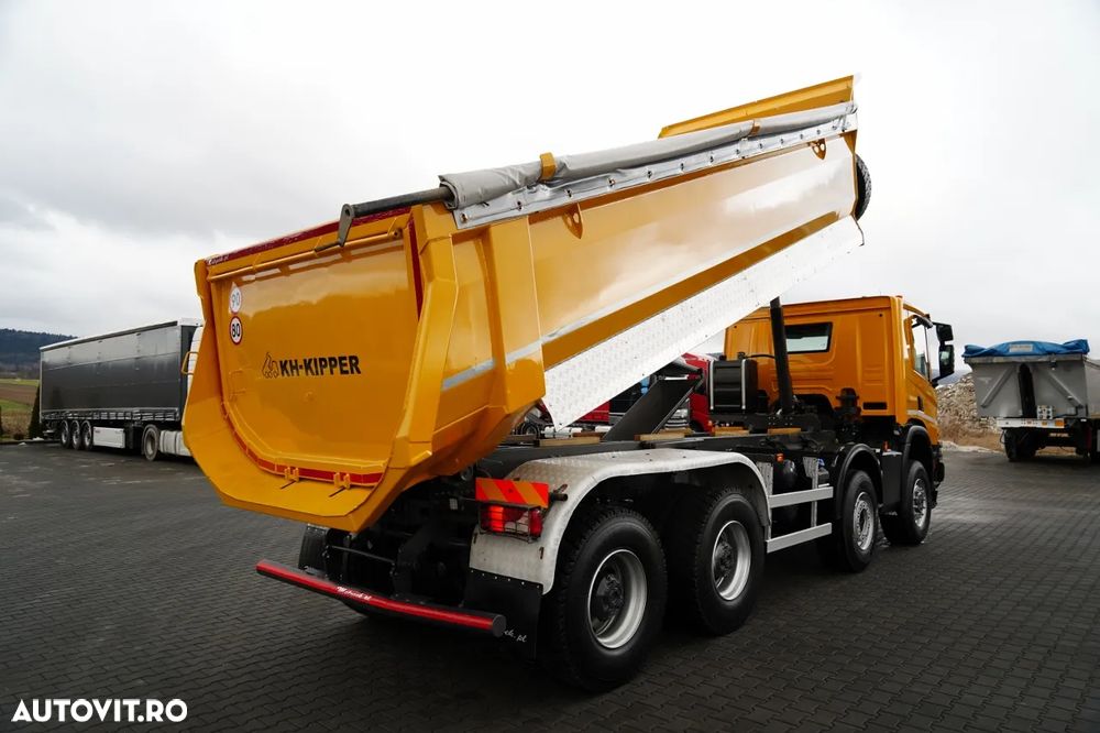Scania 450 XT / 8x6 / BASCULATOR SPATE / OPTICRUISE / ANVELOPE 100% / EURO 6 - 5