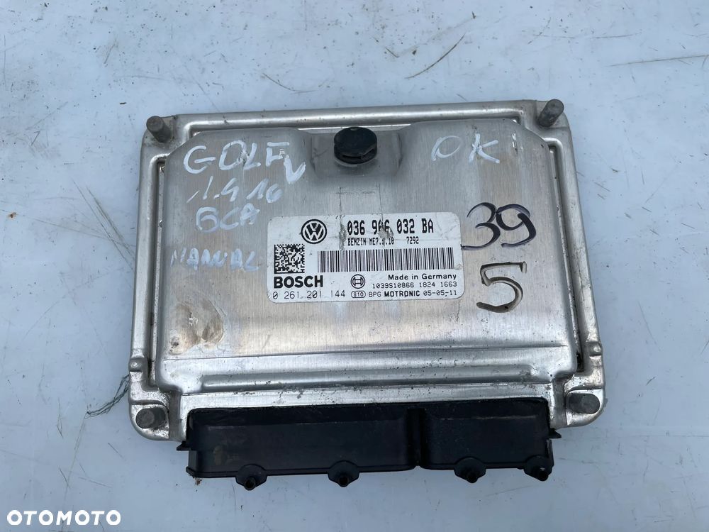 STEROWNIK SILNIKA VW GOLF V 1.4 16V BCA 03G906032BA - 1