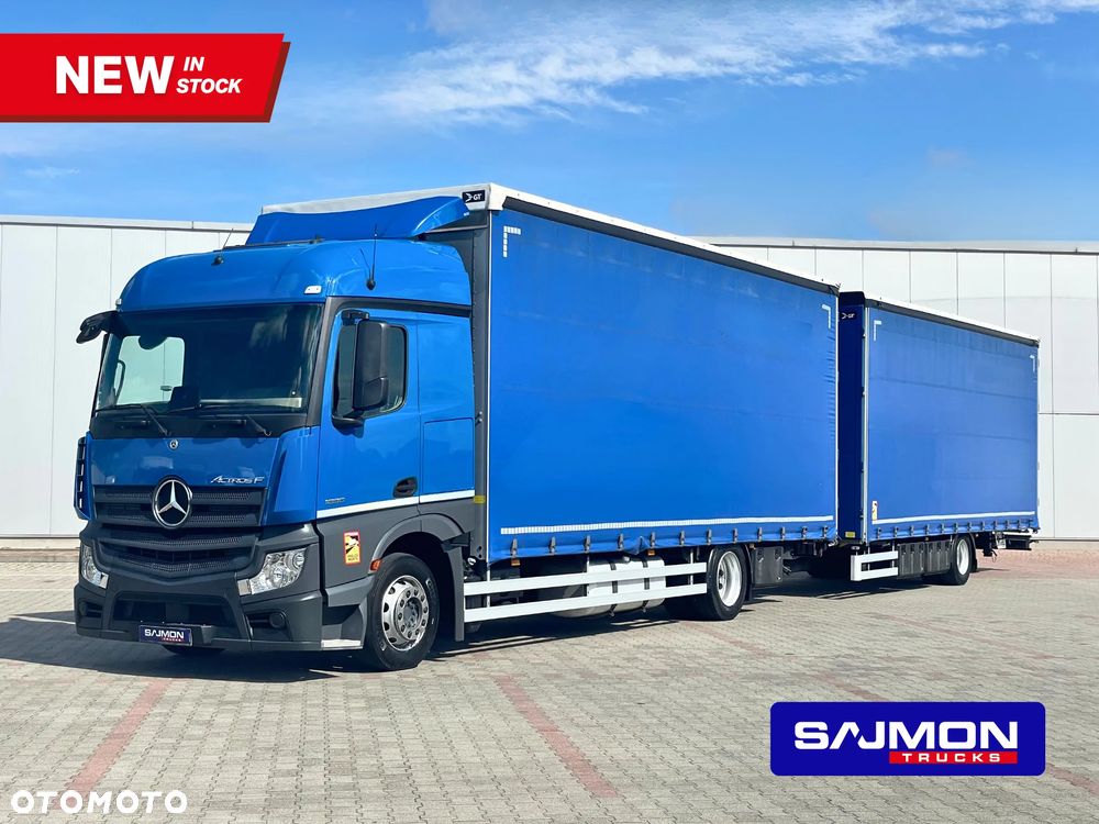 Mercedes-Benz ACTROS F 1836 / ZESTAW TANDEM 120 M3 / PRZEJAZDOWY / 7,75 M + 7,75 M / SALON PL - 1