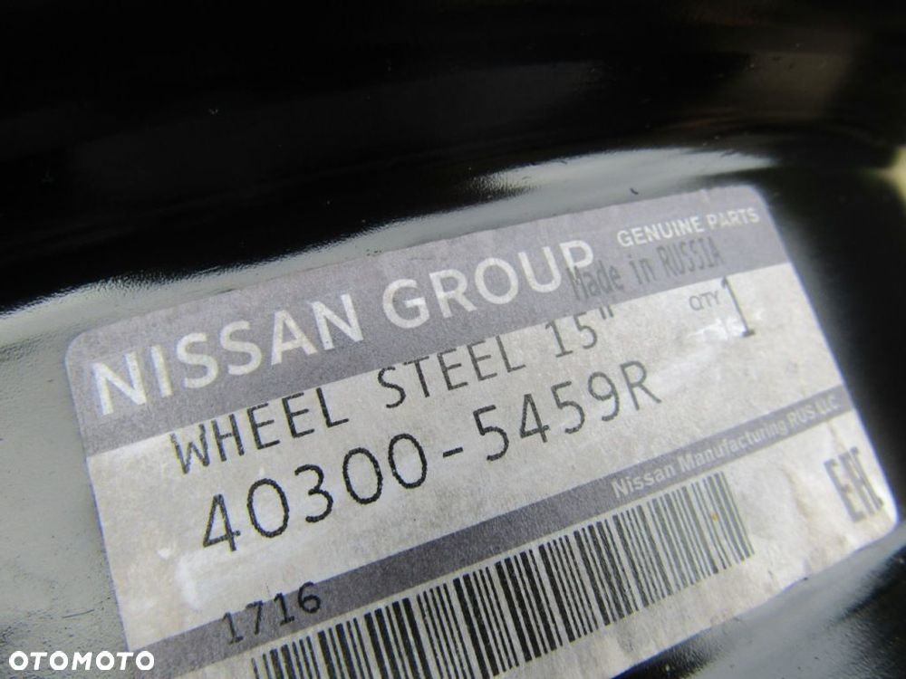 1x Felga 15 Nissan Micra V K14 6j 4x100 ET50  czujnik TPMS 403005459R - 14