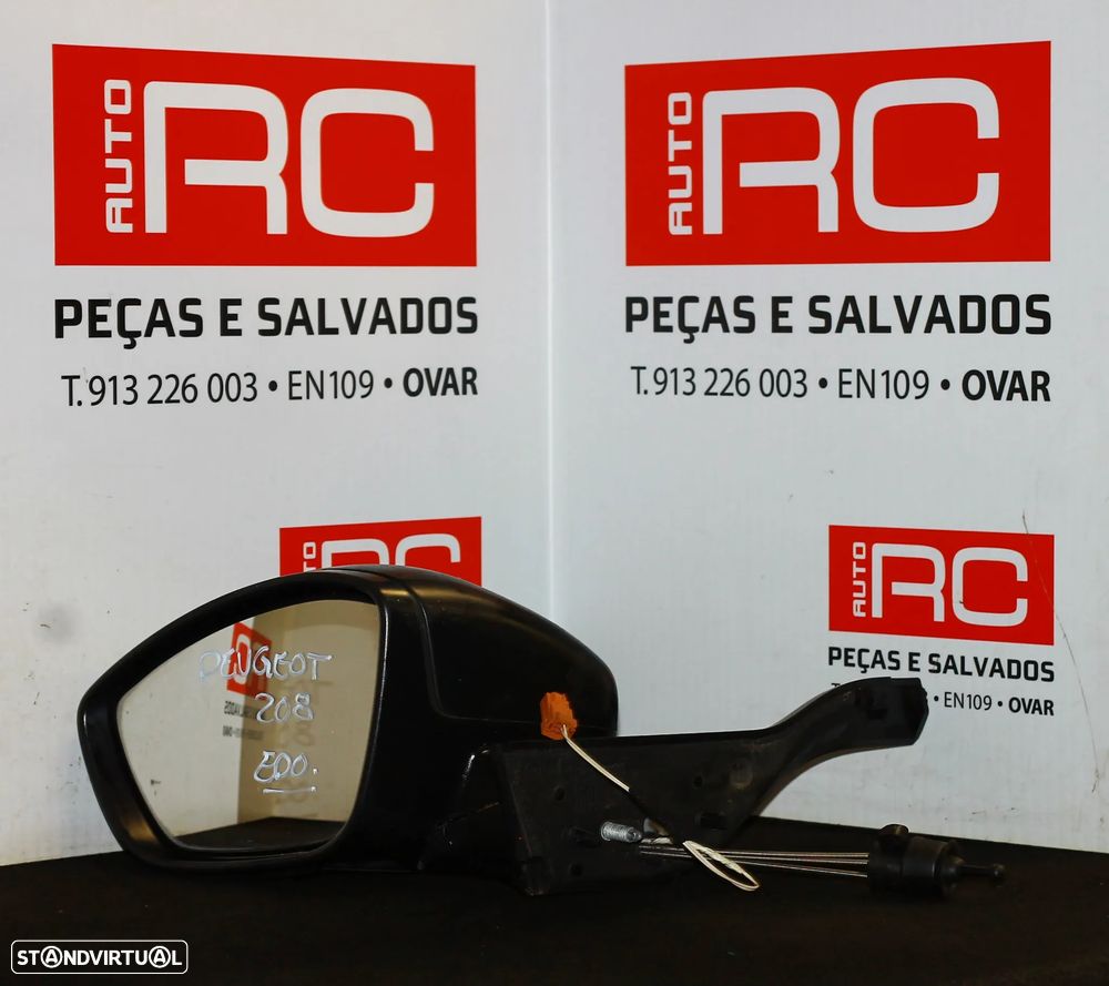 ESPELHO RETROVISOR ESQUERDO PEUGEOT 208 - 1