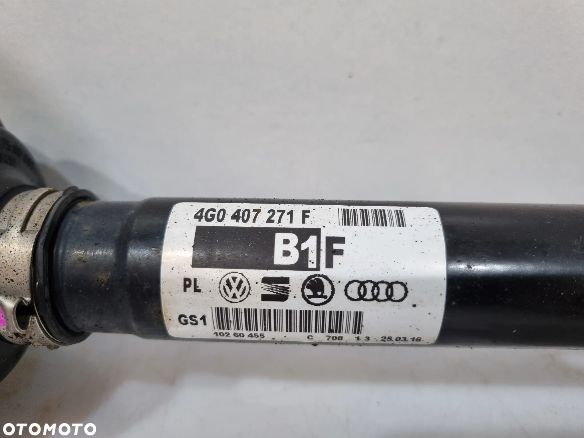 AUDI A6 C7 A7 3.0 TDI PÓŁOŚ PRZÓD LEWA PRAWA 4G0407271F - 4