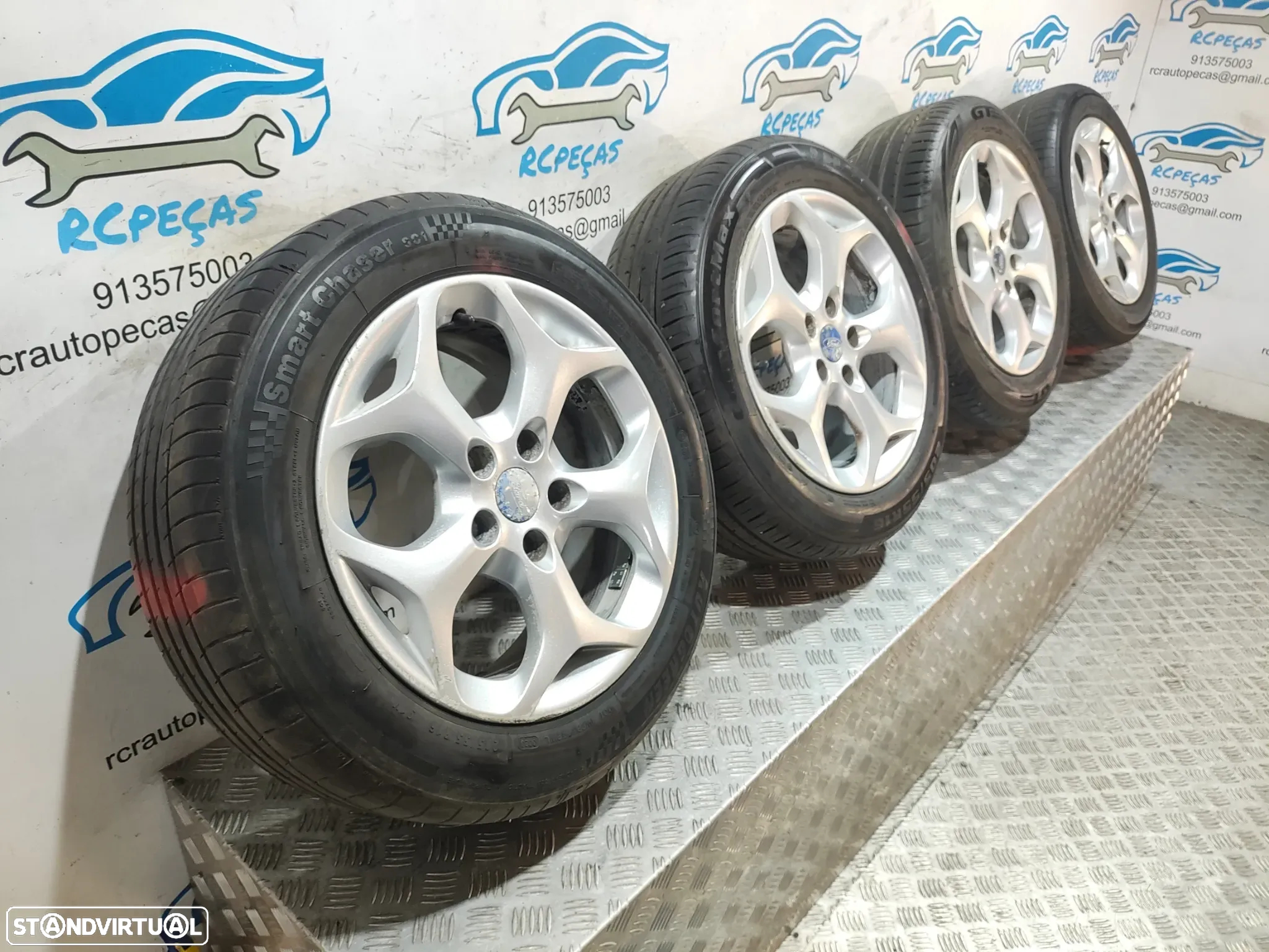 Jantes 16" Ronal | Ford - C-Max - ORIGINAIS - 7J | ET50 | 5x108 - 16 Polegadas | 7M5J-1007-AA | 7M5J1007AA | 205 55 16 - 3