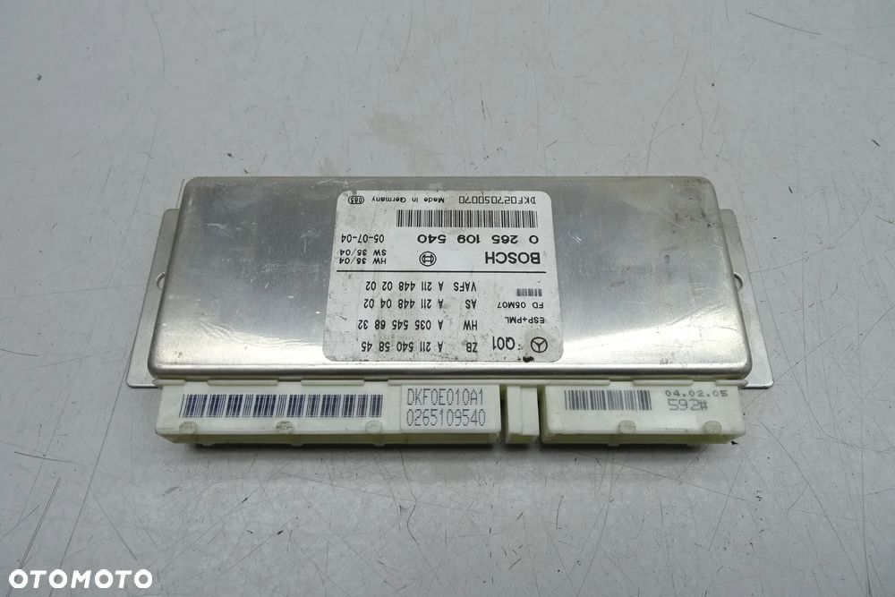 Mercedes E Klasa W211 CLS W219 Sterownik Moduł ESP A2115405845 - 1
