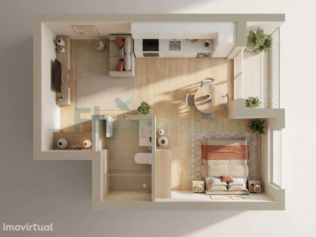 Apartamento T0 à Venda - Excelente Localização em Vizela - Grande imagem: 3/3