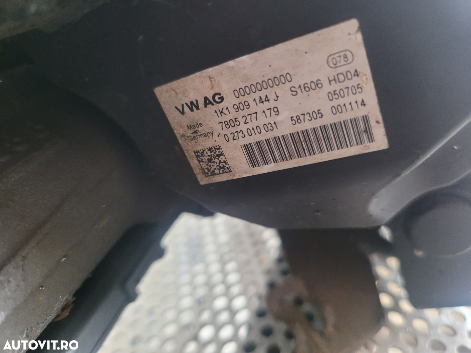 Caseta Directie Vw Golf 5 Touran Jetta Passat B6 Audi A3 8P Seat Altea Leon Skoda Octavia 2 Volan Stanga An 2004-2005-2006-2007-2008 Masina Cu 127.000 Km Nerulata In Tara - 8