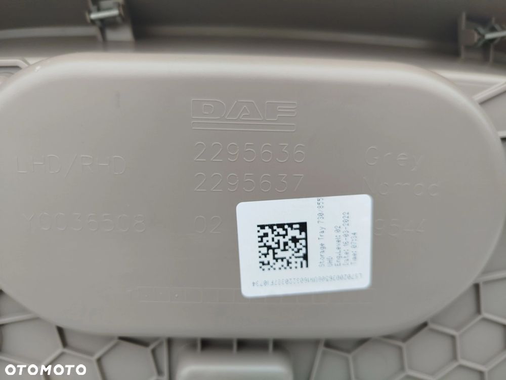 PÓŁKA DOLNA DESKI ROZDZIELCZEJ DAF NGD XF XG XG+ - 4