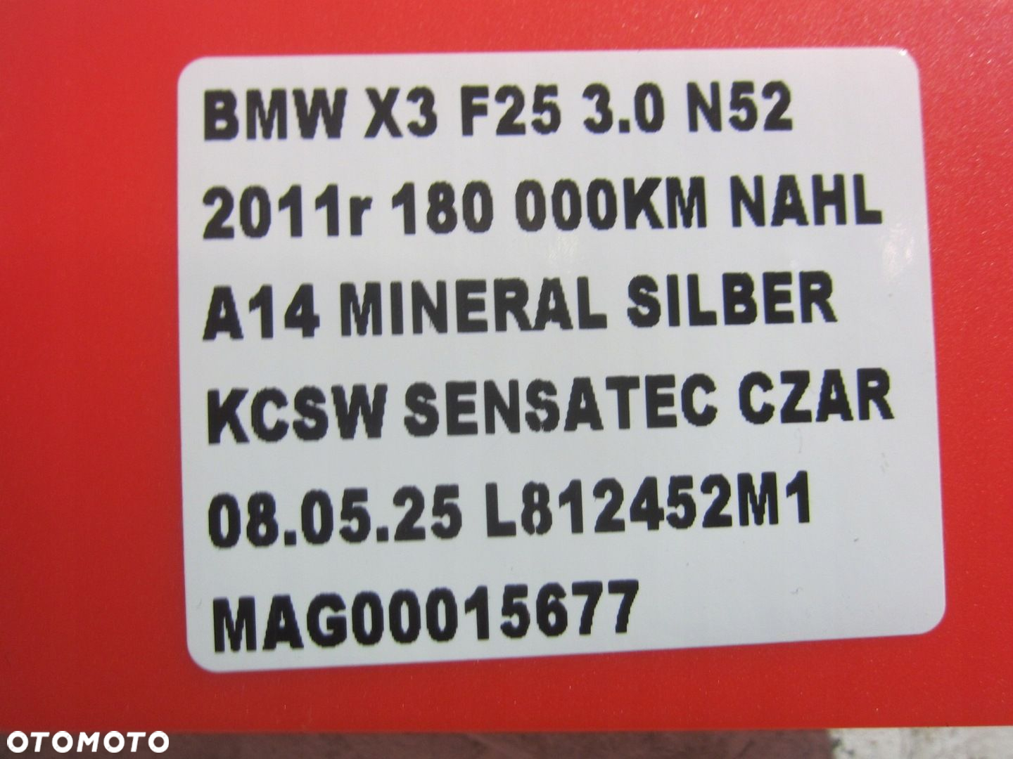 BMW X3 F25 MAGLOWNICA MAGIEL PRZEKŁADNIA 6850722 32106850722 6864490 - 13