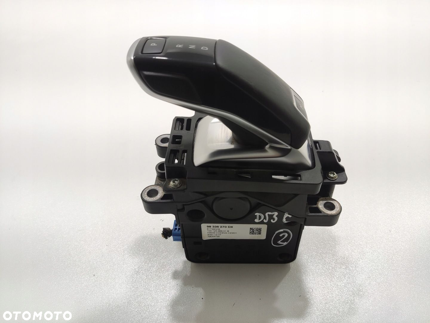 LEWAREK WYBIERAK ZMIANY BIEGÓW CITROEN DS 3 DS3 CROSSBACK 19-22 98336270DX - 2