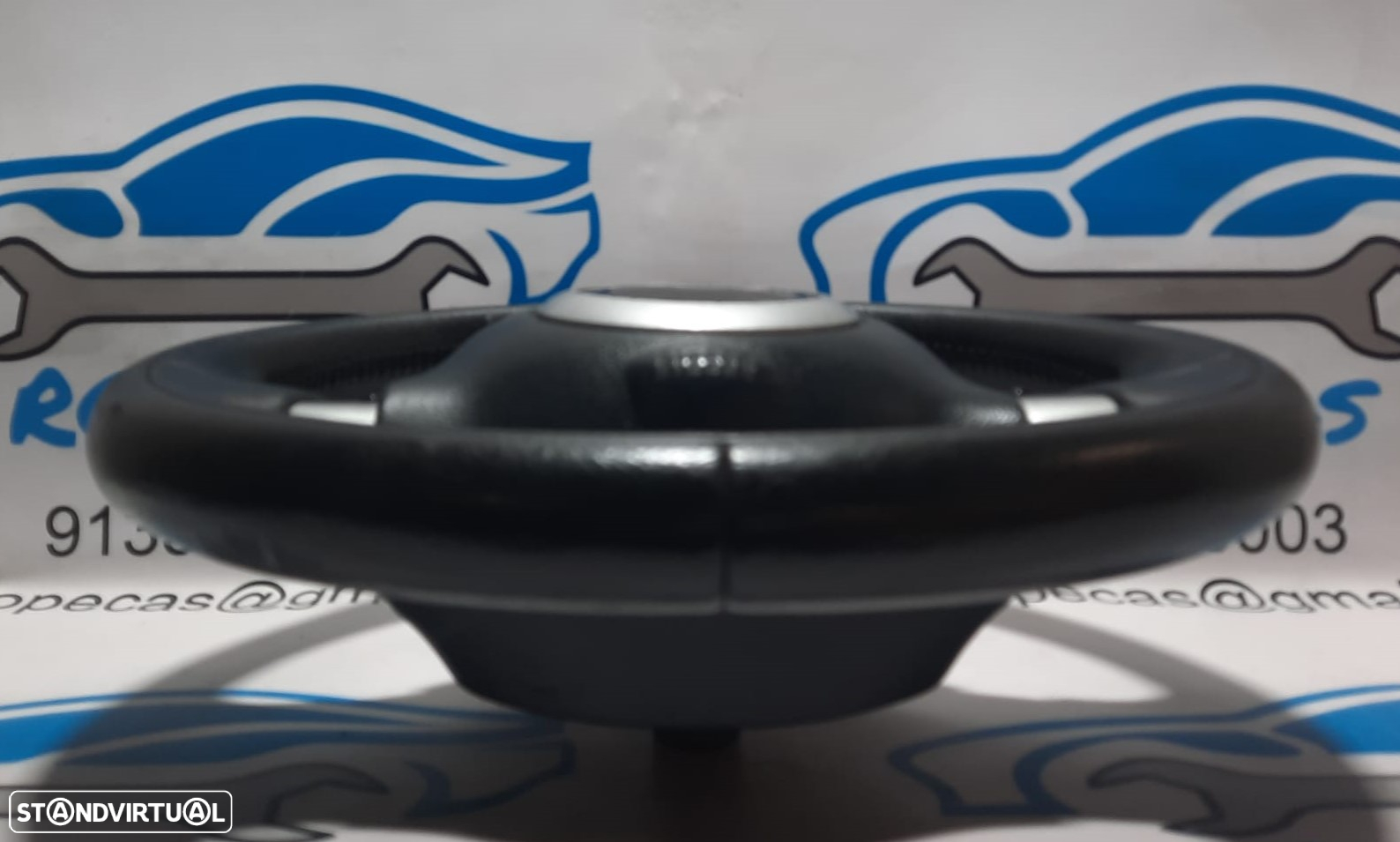VOLANTE GUIADOR COMPLETO MINI PELE COMANDOS MULTIFUNÇÕES AIRBAG 67920610 32330146479 MINI COOPER ONE R50 R53 - 2