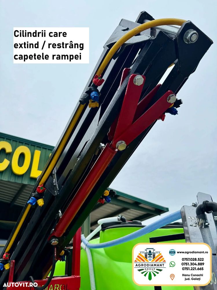 Alta Instalatie de erbicidat tractata full hidraulica DEMAROL CYCLON 2000L - 14