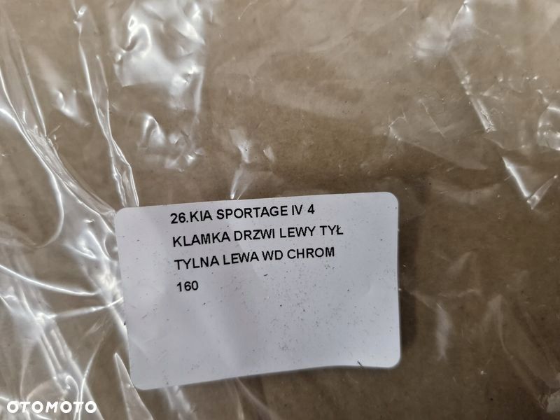 KIA SPORTAGE IV 4 KLAMKA DRZWI LEWY TYŁ TYLNA LEWA WD CHROM - 10