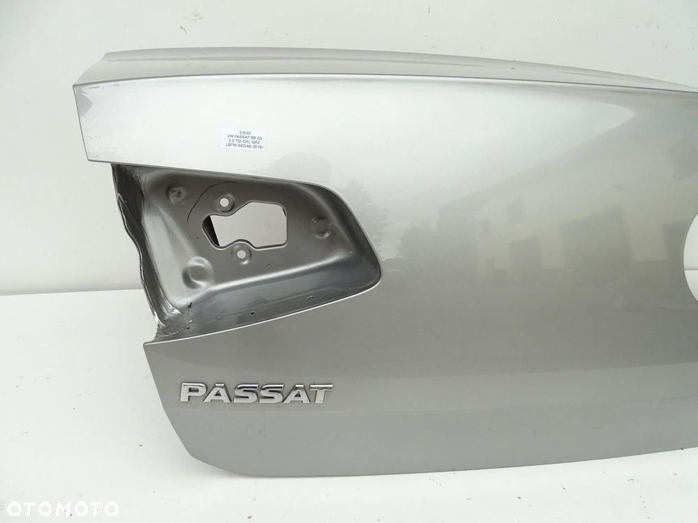 KLAPA TYŁ TYLNA BAGAŻNIKA LB7W VW PASSAT B8 3G SEDAN 14-22r - 7