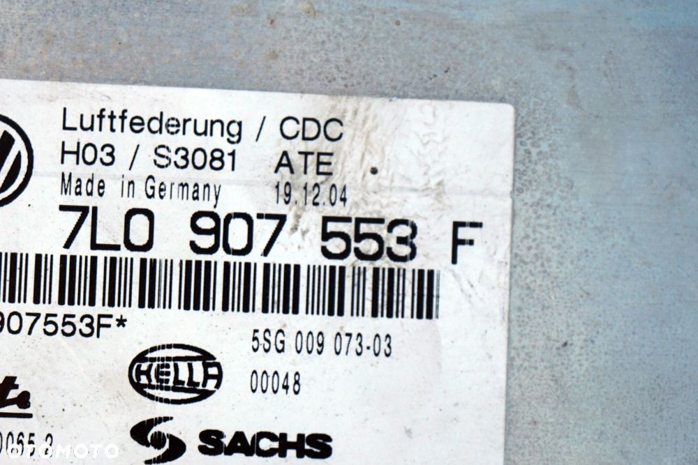 MODUŁ STEROWNIK ZAWIESZENIA TOUAREG I 7L 7L0907553F VOLKSWAGEN 2002-2010 - 6