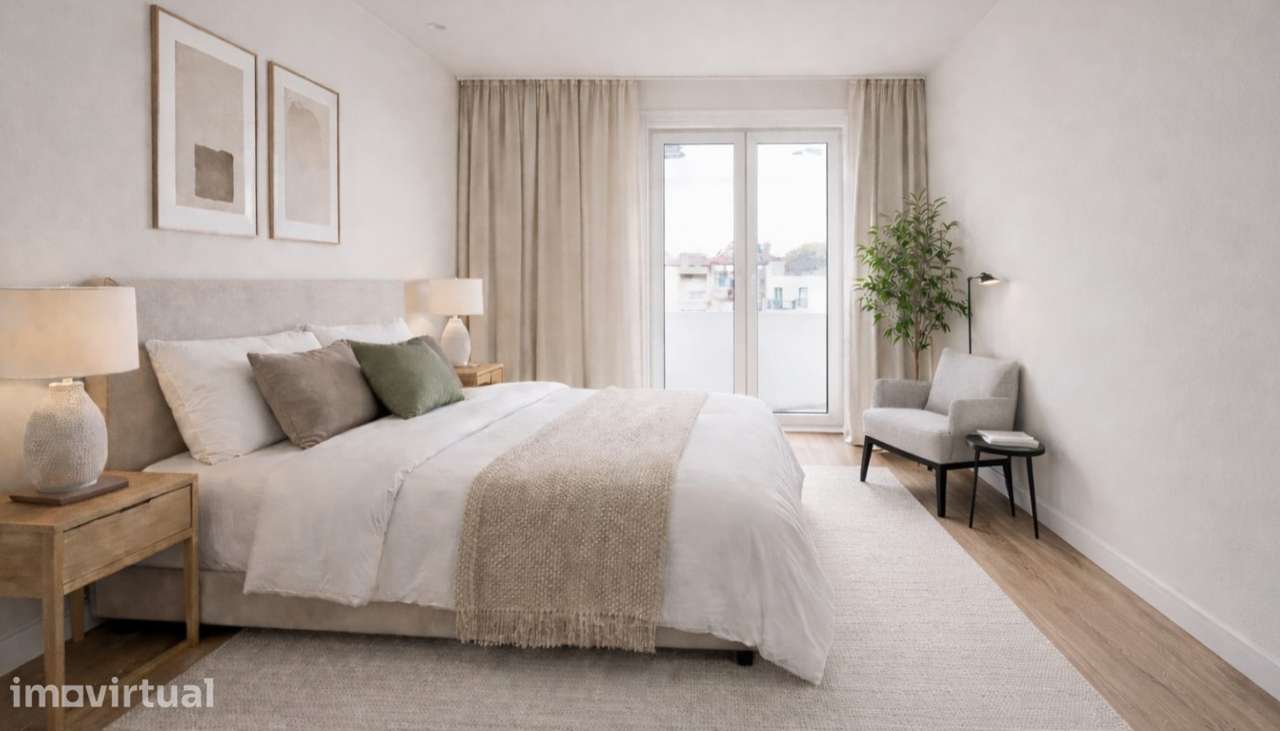 Apartamento T4 novo com varanda à venda nas Antas no Porto - Grande imagem: 2/22