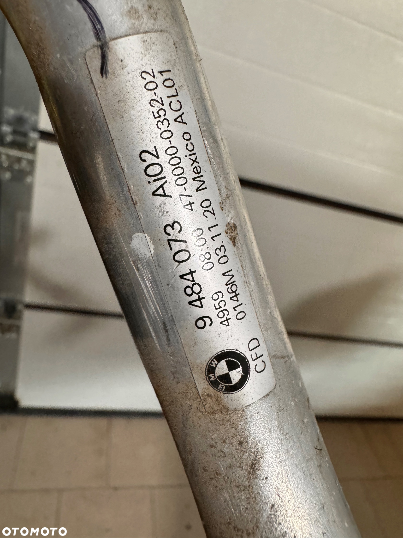 PRZEWÓD RURKA KLIMATYZACJI BMW X3 G01 G02 9484073 - 2