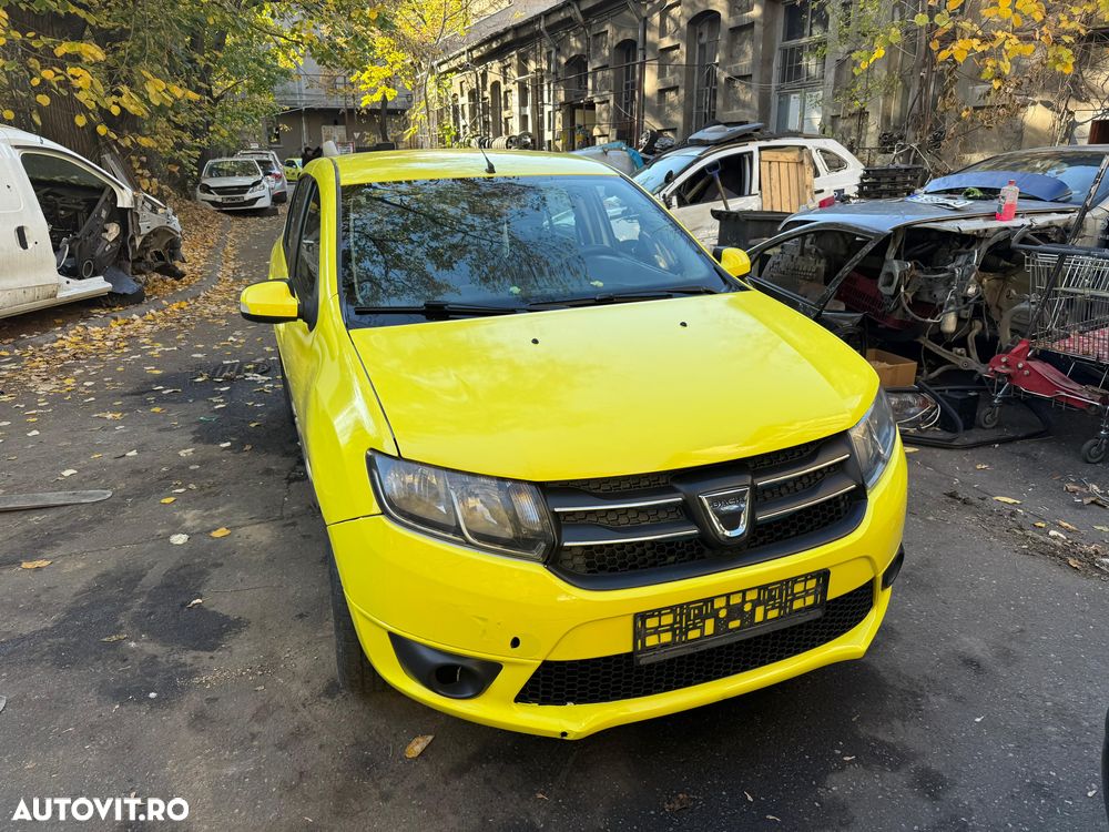 Dezmembrez Dacia Logan II 2014 galben 1,2 benzina - 7