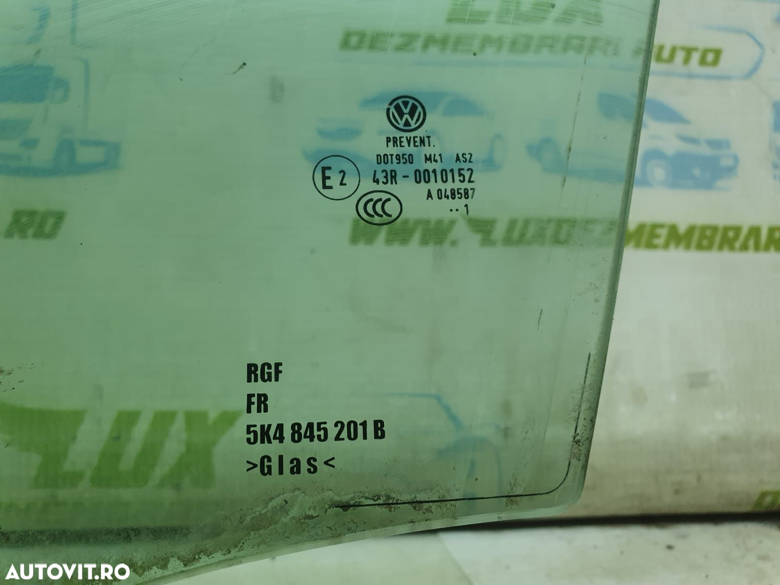 Geam stanga fata 5k4845201b Volkswagen VW Golf 6 [2008 - 2015] 1.4 ts - 3
