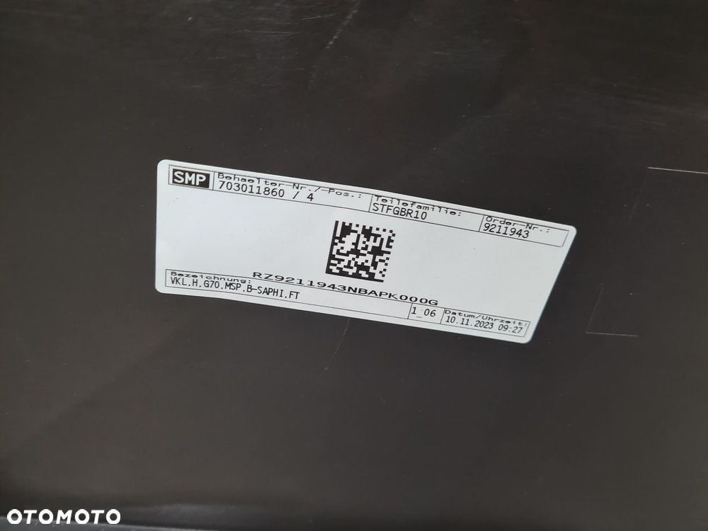 BMW 7 G70 ZDERZAK TYŁ TYLNY 6PDC M-PAKIET 475 - 8