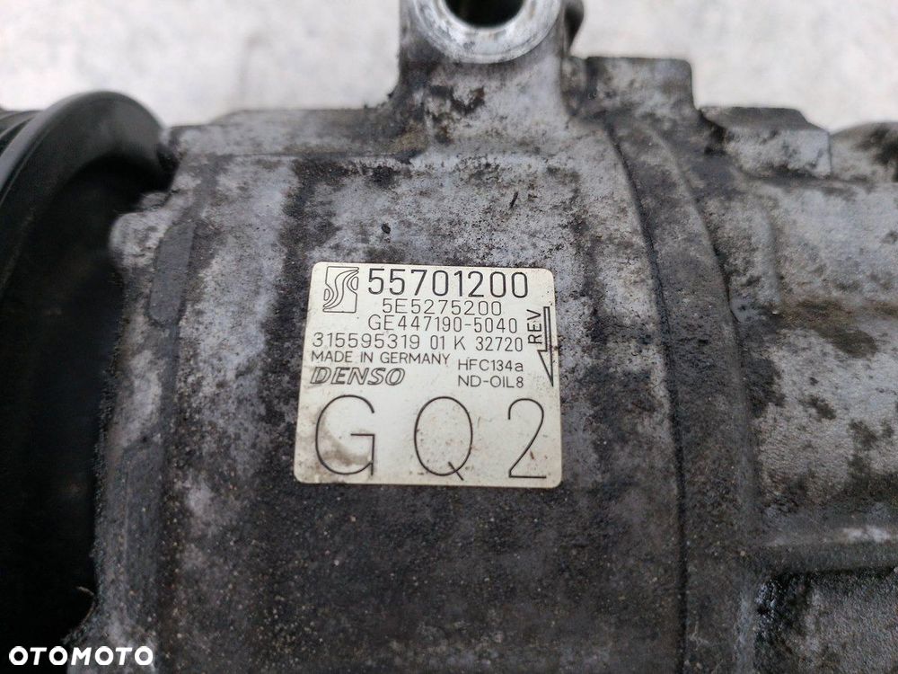 SPRĘŻARKA KLIMATYZACJI OPEL CORSA D 55701200 5E5275200 GE447190-5040  DENSO - 2