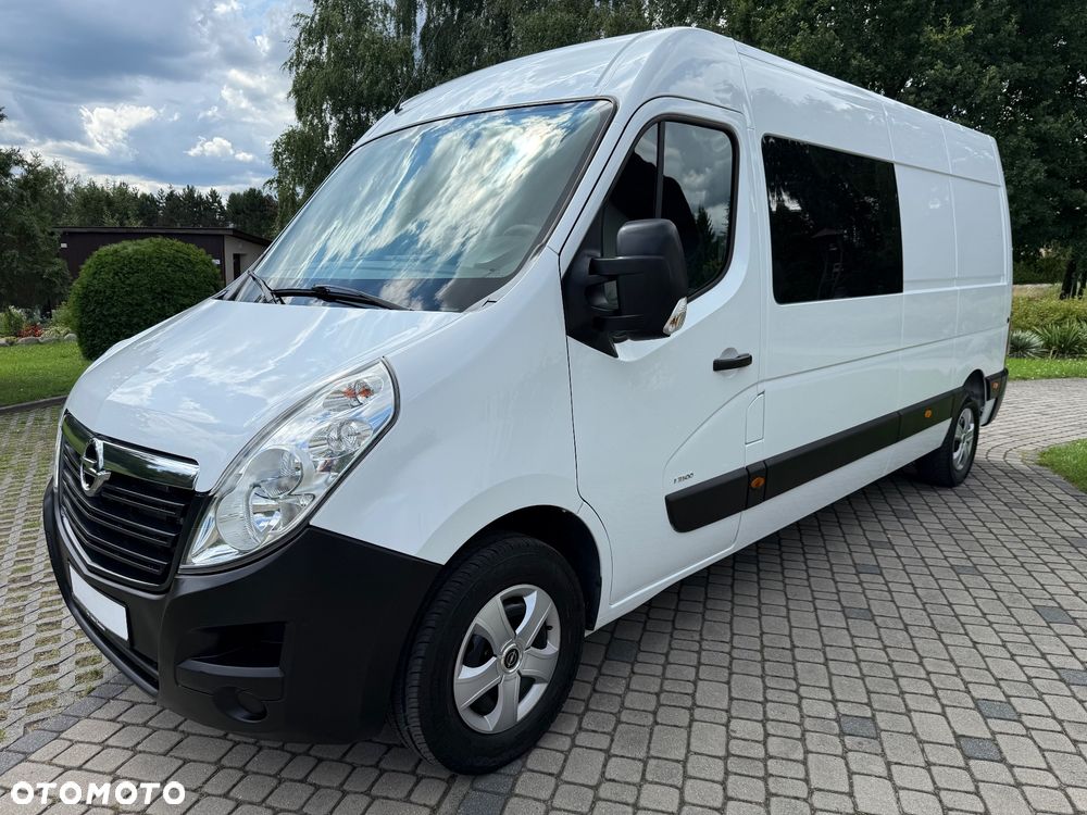Opel Movano 7 osób Brygadówka Salon Polska 1-wł L3H2 Oryginał Zadbany Super Stan - 2