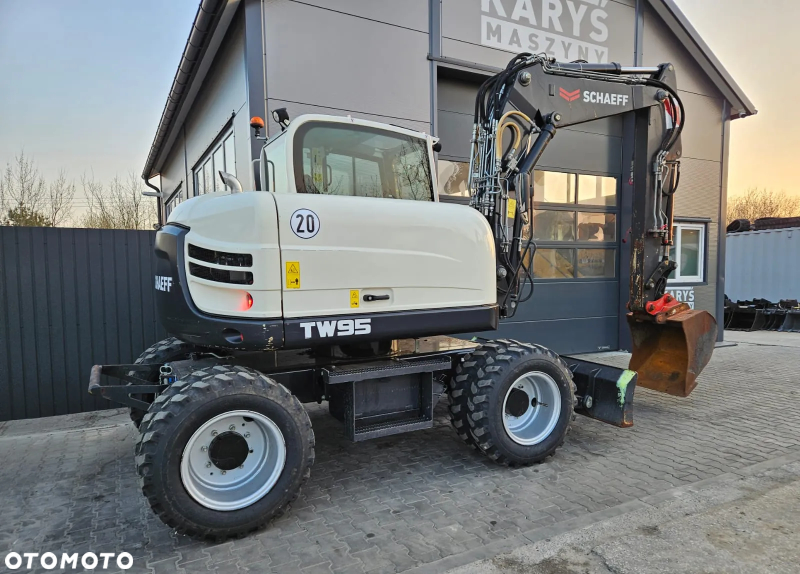 Terex KOPARKA KOŁOWA SCHAEFF TW95 TW 95 110 85  TEREX YANMAR 2019R 5000 MTG - 4