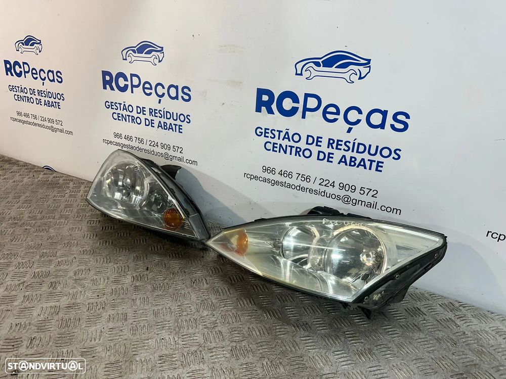 .Oticas Farol Frente Frontal Esquerda Direita Original Ford Focus I 1 Mk1 2M51-13W029-AD 2M51-13W030-AE 1998 a 2005 - 3