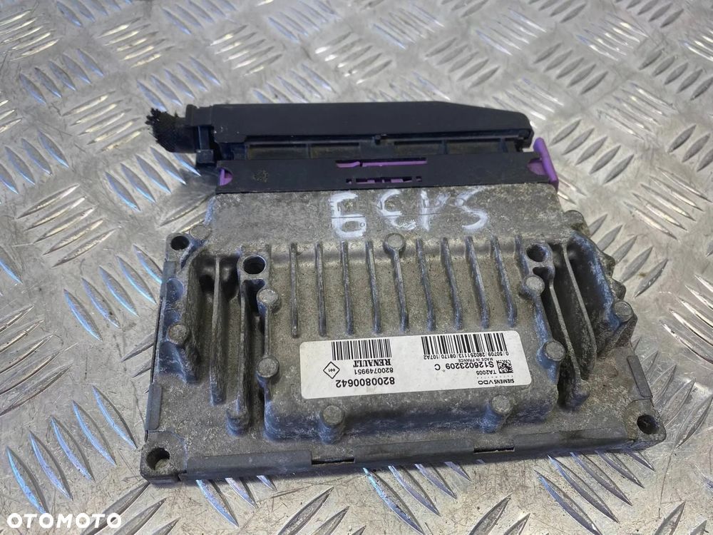 STEROWNIK KOMPUTER SILNIKA MODUŁ RENAULT KANGOO I 8200800642 S126023209C - 4
