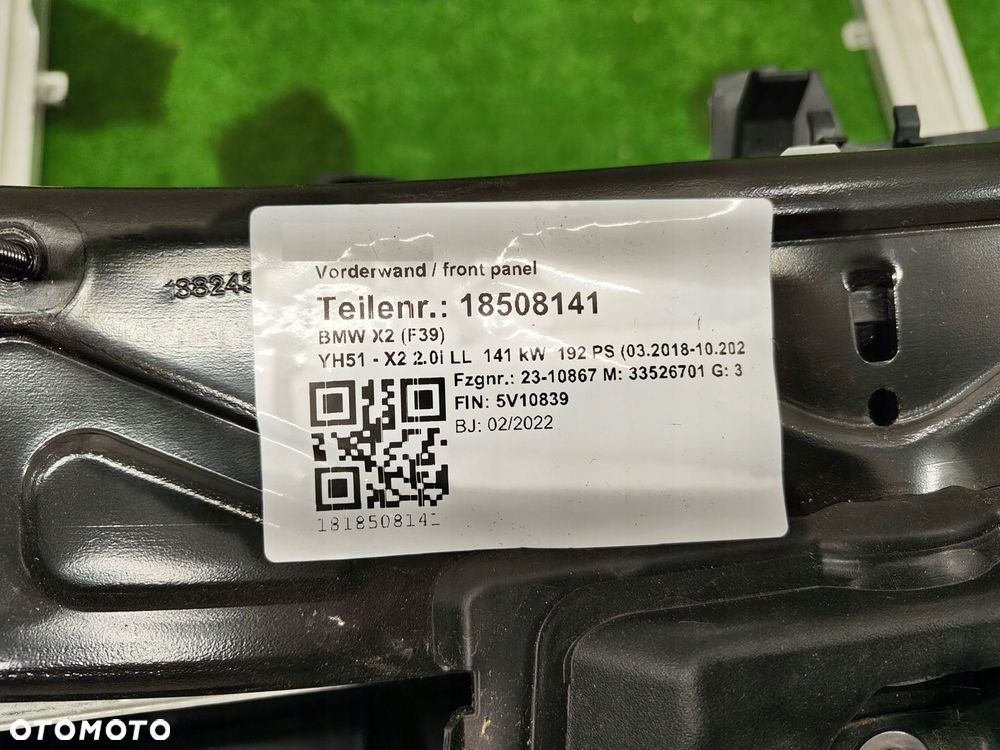 BMW X2 F39 PAS PRZEDNI CHŁODNICE WENTYLATOR M-PAKIET 2.0i 192KM 141KW - 3