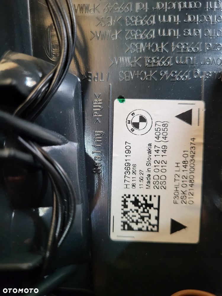 Bmw f30 f31 lift lampy tył led w klape - 5