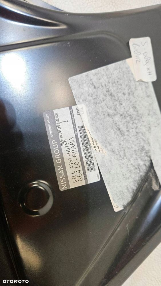 próg słupek poszycie prawe nissan juke ii 2 g6410-6pama nowa - 6
