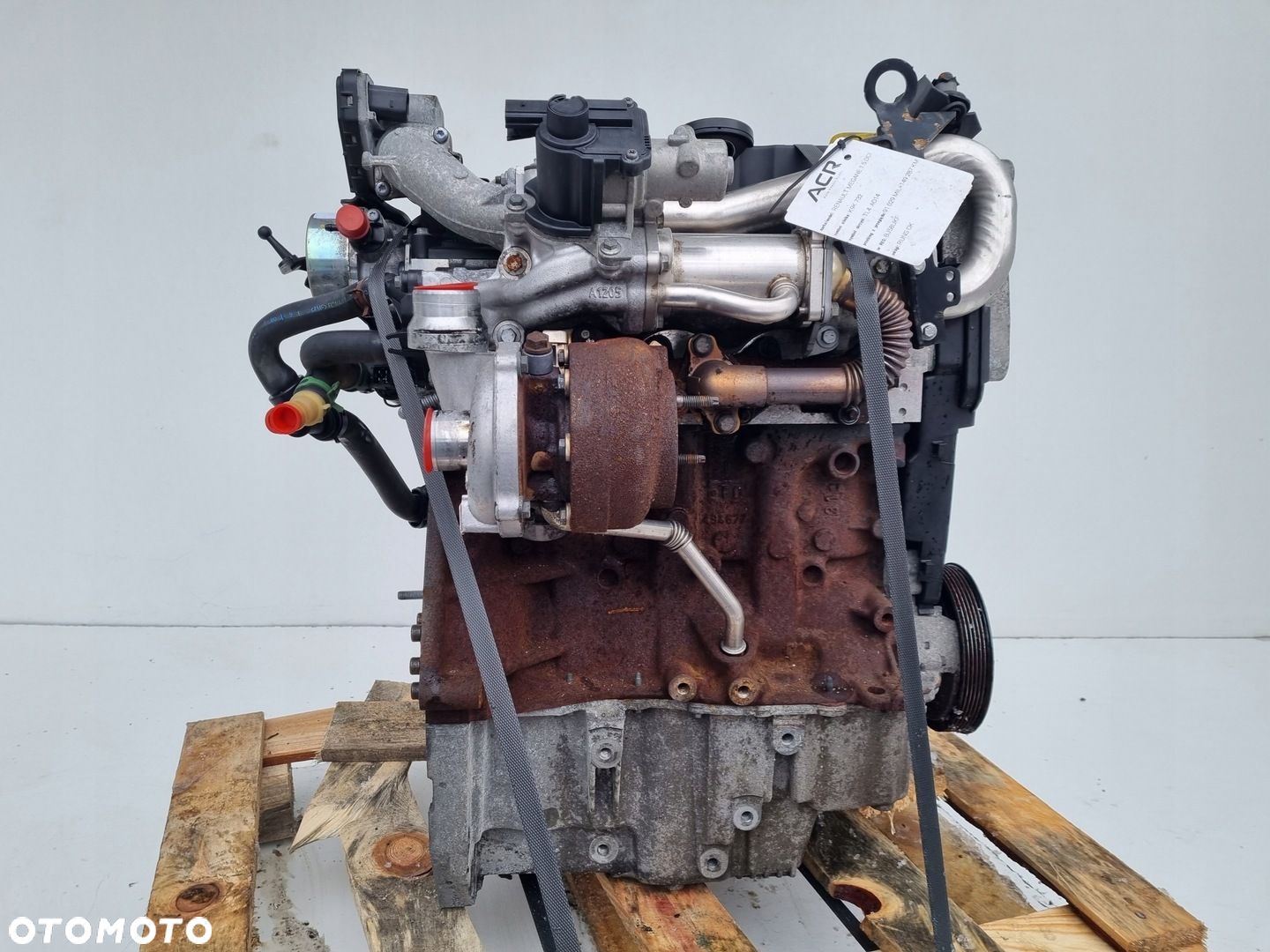 SILNIK KOMPLET Renault Scenic II 1.5 DCI dokumenty 149tyś SIEMENS K9K732 - 8