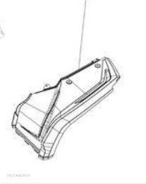 CAN-AM TYLNY BŁOTNIK INTENSE RED LH REAR 715005757 - 1