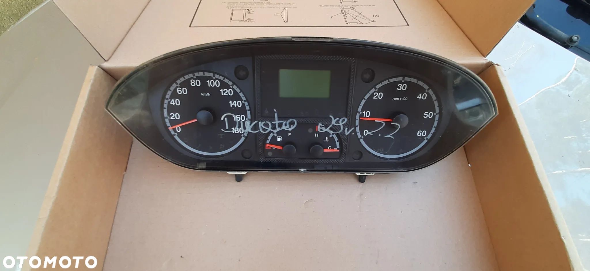 Zegary Licznik Ducato Jupmer Boxer 06-12 r Europa 152 tyś km 1362894080 503001210203 - 1