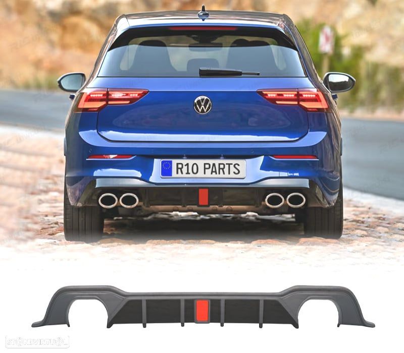 DIFUSOR VOLKSWAGEN VW GOLF 8 + LUZ DE TRAVAGEM OO---OO - 1