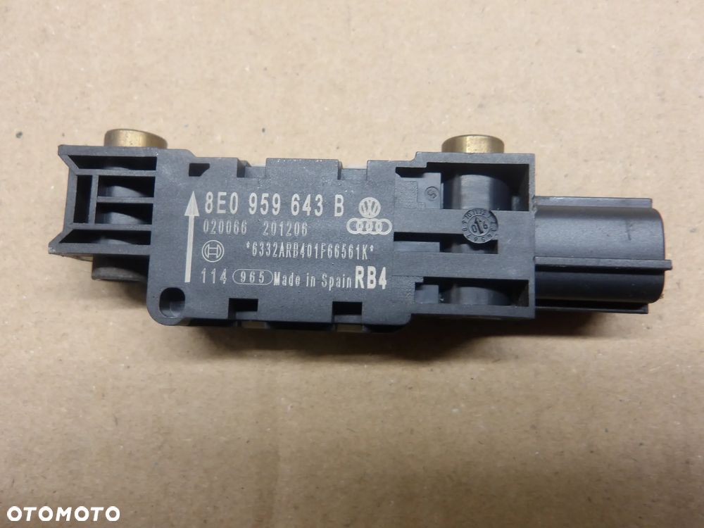 AUDI A4 B7 SEDAN 04-08 2.0TDI CZUJNIK UDERZENIA UDERZENIOWY 8E0959643 - 6