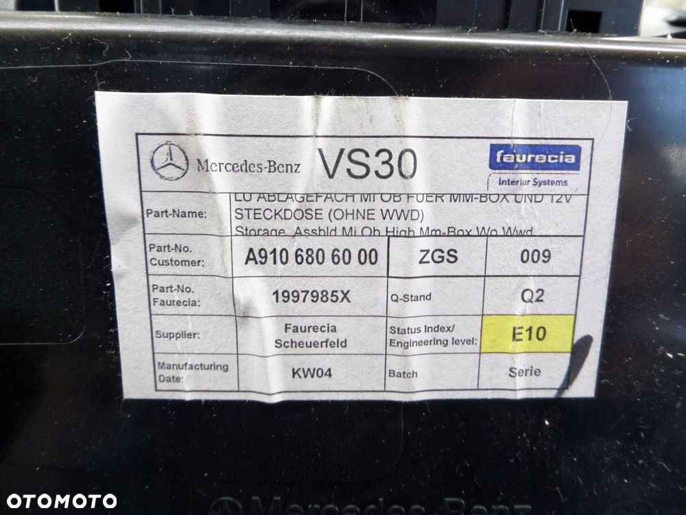 schowek konsoli mercedes sprinter 9106806000 - 5