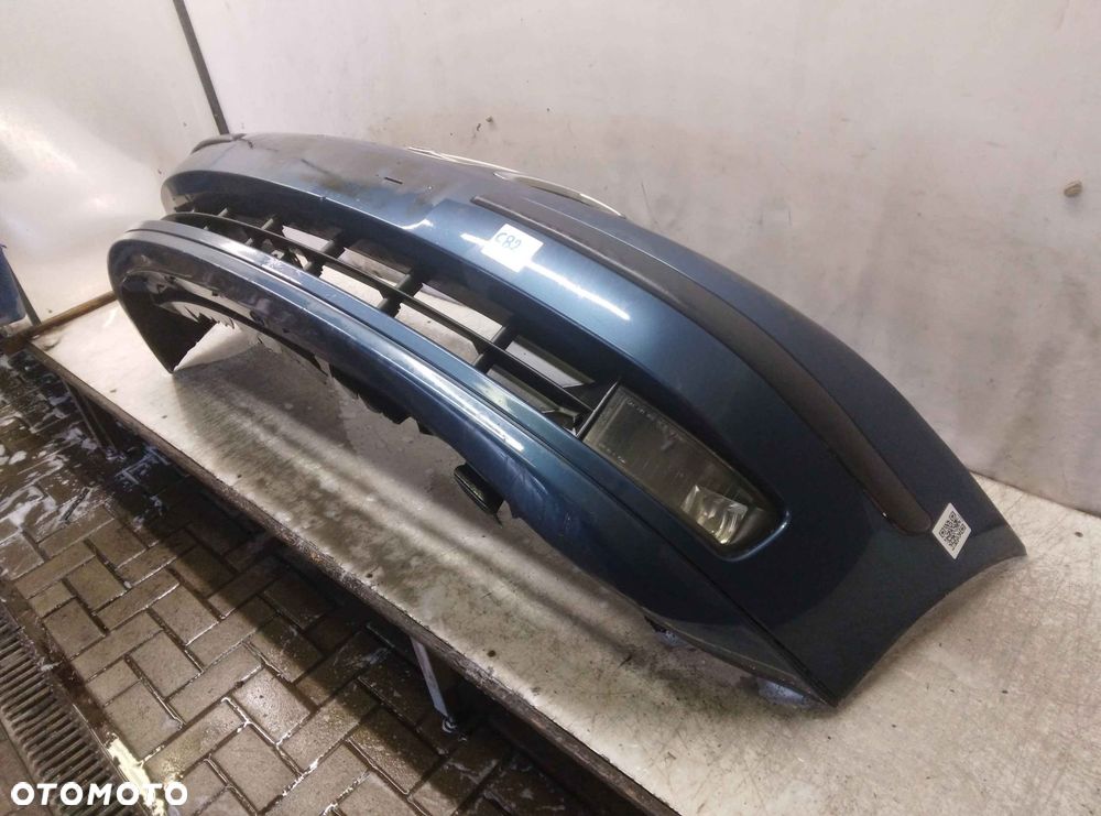 ^ ZDERZAK PRZÓD PRZEDNI SAAB 93 9-3 NIEBIESKI GRANATOWY HALOGENY - 2