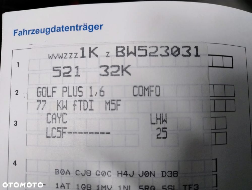 Volkswagen Golf Plus 1.6 TDI DPF Team - 32