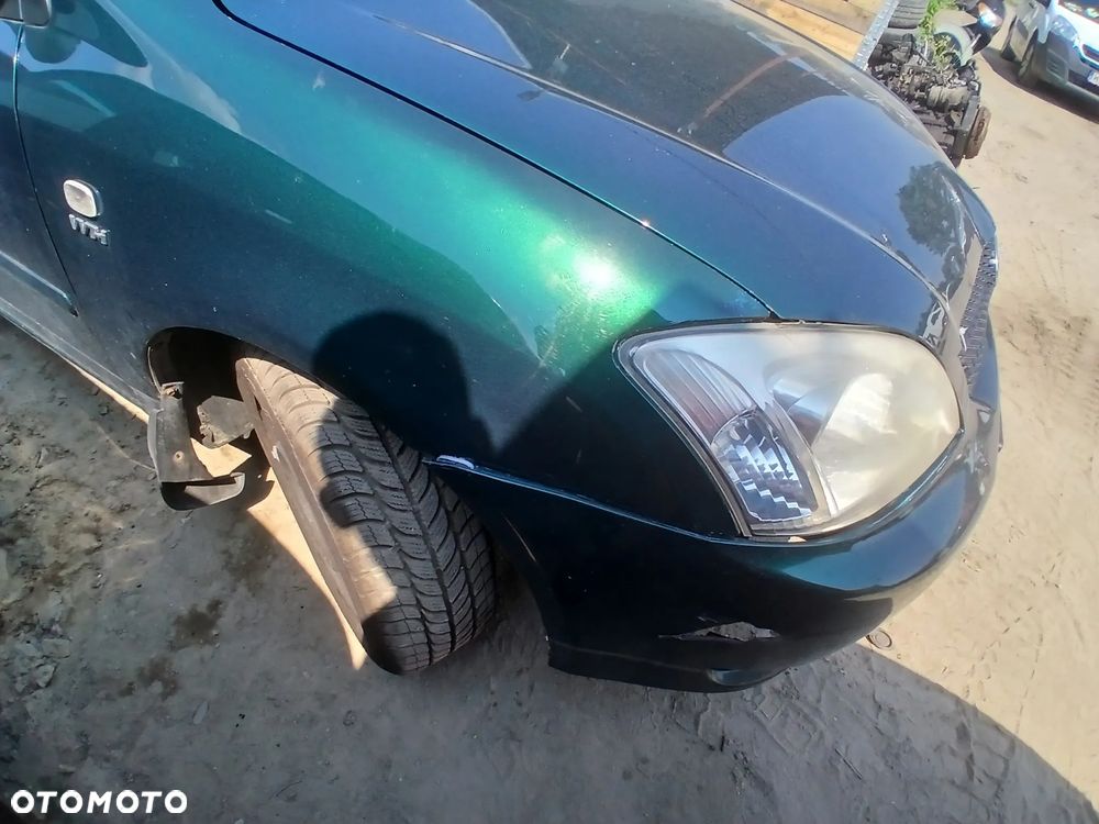 TOYOTA COROLLA HB e12 1.4 4ZZFE MTM  6R4 maska pokrywa silnika klapa bagażnika zderzak lampa reflektor pas przedni stop lampy halogeny przeciwmgłowe odblaski grill atrapa znaczek błotnik błotniki - 8
