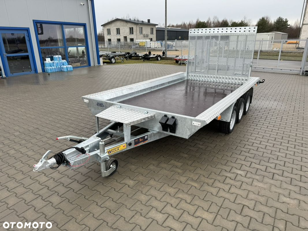 Wiola B3540 MAX - 400 x 170 cm | 2546kg ładowności | trap stalowy | 3-osiowa budowlanka - 12