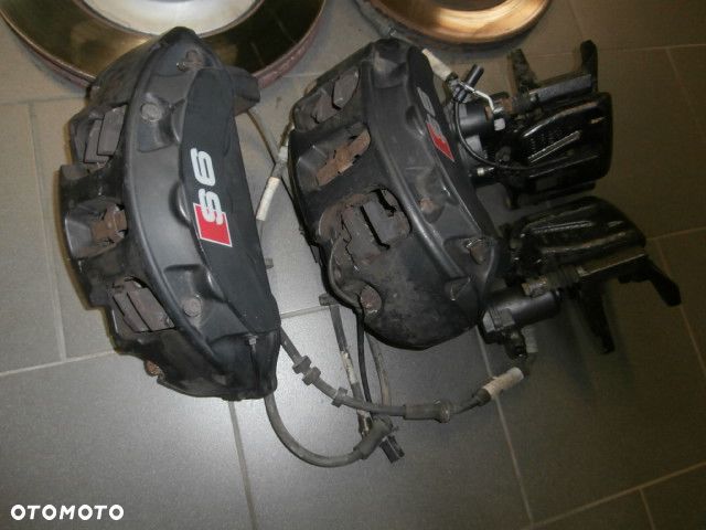 ZACISKI TARCZE HAMULCOWE AUDI S6 S7 400x38 400mm 356x22 356mm PRZÓD TYŁ 4G0615105BS 4G0615106BS - 5