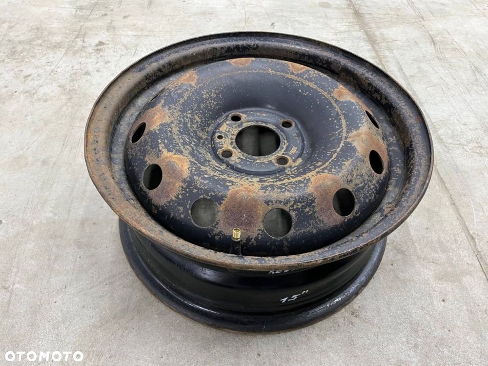 Felgi stalowe Renault Clio Megane Scenic Thalia r15 cali 6jx15 ET43 4x100 jedna felga stalowa - 2