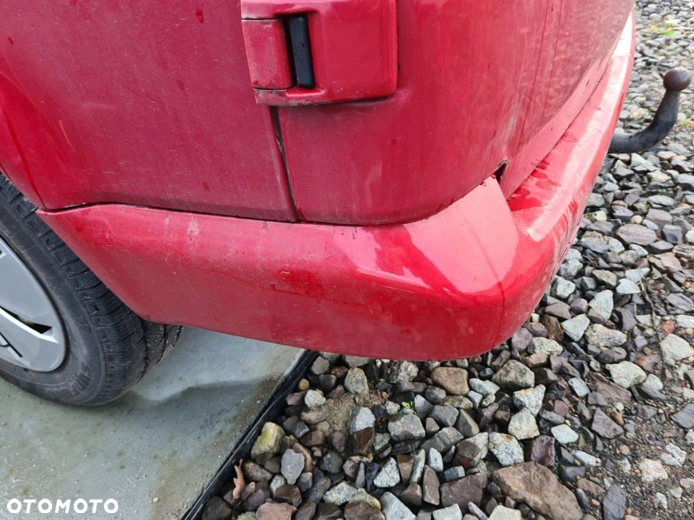 VW T5 zderzak tył czerwony LC3X - 2
