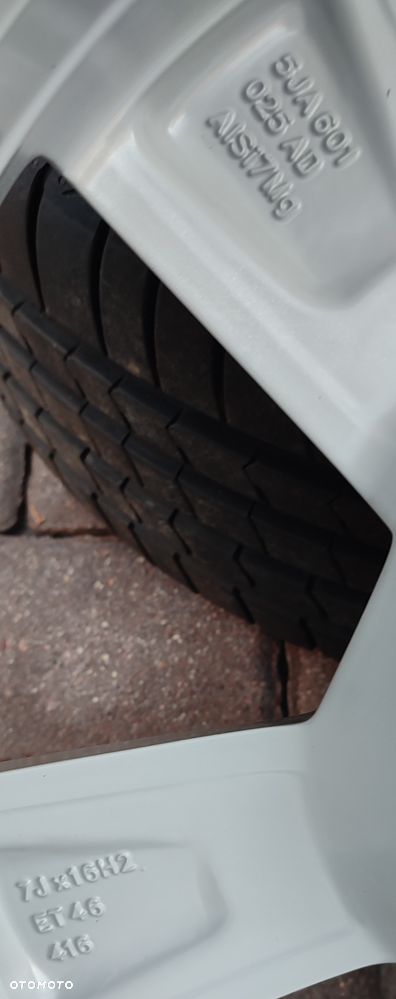 Koła Letnie Felgi Aluminiowe Oryg. Skoda Fabia III Skoda Rapid Vw Polo 16 Cali 5x100 Kumho 215/45/16 2019r 4szt. x 7,5mm Starogard Gdański Bdb !!! - 16