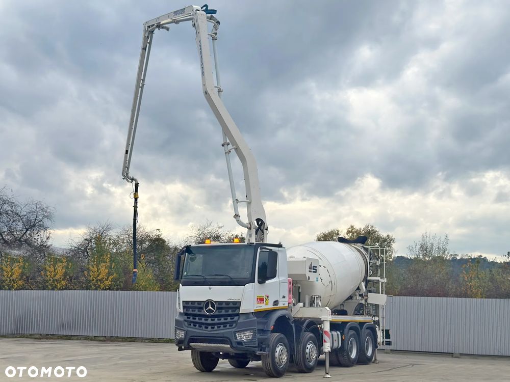 Mercedes-Benz ROCS 3743 * POMPA DO BETONU 25 m + PILOT * STAN BDB / 8x4 - 4